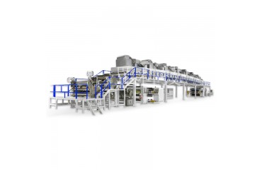 新能源石墨烯導電材（cái）料電磁屏蔽膜塗布機雙工（gōng）位收卷