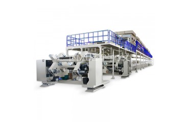 高架式雙麵塗布（bù）機PET靜電膜（mó）導電膜擴散膜刮刀微（wēi）凹塗覆機