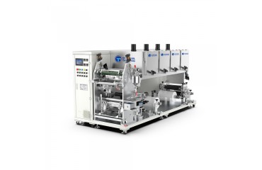 源頭工廠狹縫微（wēi）凹箔材塗布機 銅箔鋁箔（bó）PET薄膜雙（shuāng）麵塗布機